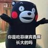 熊本熊 你是吃菲律宾香蕉长大的吗 张开手 可爱
