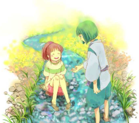 动漫 千与千寻 头像 千寻 白龙