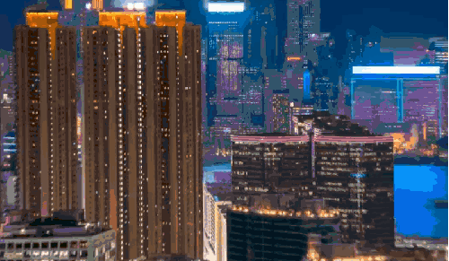BBC HONGKONG 城市 车流 香港之城市灯光延时摄影 高楼