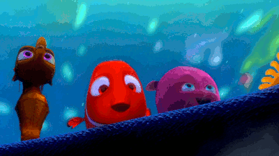 海底总动员 小鱼 可爱 卡通 比赛