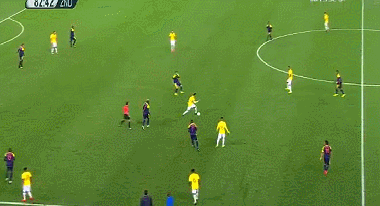 奥运会 里约奥运会 男足 巴西 哥伦比亚 赛场瞬间 内马尔 助攻 远射 破门
