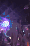 灯光 摔倒 女人 跳舞