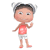 娃娃 招手 肚兜