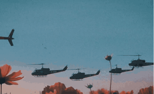 Coldplay MV UpUp 创意 直升机 荷花池