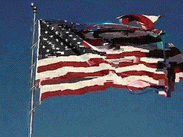 美国偶像 旗帜 飘动 American+Ido