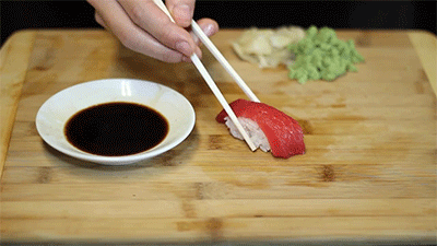 寿司 sushi food 错误示范 酱油 牛肉 乱搞 醋饭