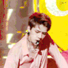 小清新 粉红色 打歌 exo 美男 电眼
