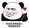 暴漫 熊猫头 我发誓 我再喝酒就是狗 搞怪 逗