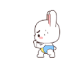 宝宝 表情包 宝宝兔 发射光线