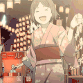 萤火之森 萌妹子 牵手 奔跑
