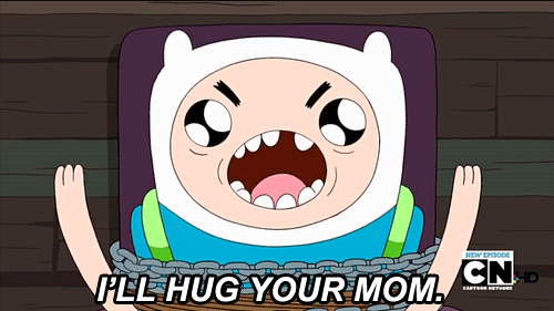 i'll hug your mom 大牙 锁住 大喊