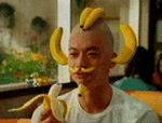 牛魔王吃香蕉 表情 表情包