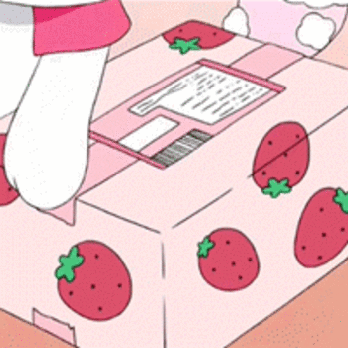动漫 盒子 快递 草莓