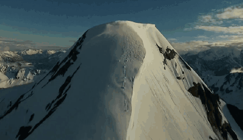 纪录片 航拍美国 雪山 风景