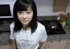 萌妹子 可爱 美女 开心 自嗨