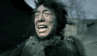 soogif soogif出品 黄渤 惊讶 煤灰