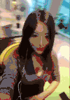 美女 性感 丰满 耳机