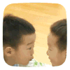 书言书俊 萌娃 可爱 超人回来了 亲亲