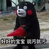 熊本熊 搞笑 可爱 好好的宝宝说污就污