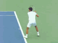 网球 德约科维奇 引拍 酷 运动健将 帅气