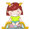 女孩儿 开心 笑容 可爱