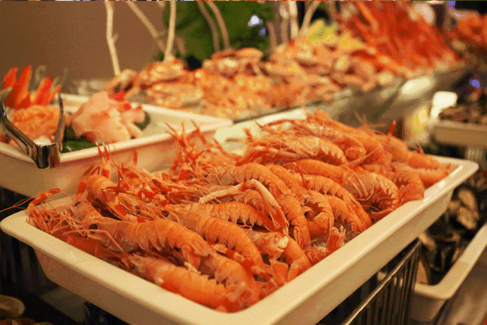 美食 大虾 自助餐 海鲜