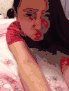 美女 开心