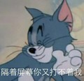 汤姆猫 可爱 手势 打不着我