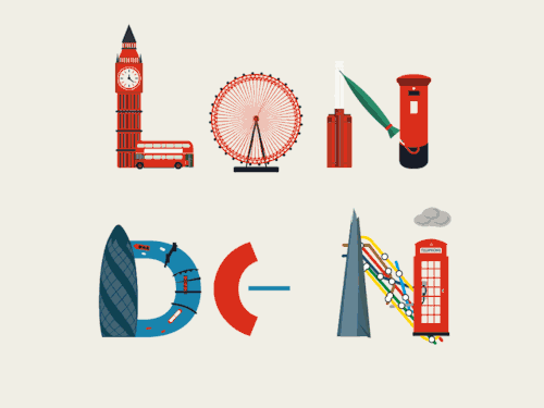 字母  建筑  创意  伦敦