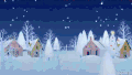 冬天 房子 美景 下雪
