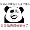 熊猫 黑眼圈 开心 因为她奶奶被狼吃了