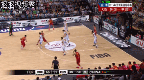篮球 亚锦赛 中国 韩国 易建联 上篮 激烈对抗 汗流浃背 英气逼人 劲爆体育