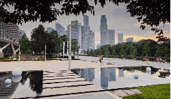 Singapore Singapore2012延时摄影 ZWEIZWEI 城市 干净 广场 新加坡 车流