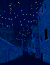 灯光 夜晚 星星  思念