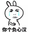 你个负心汉 小兔兔 哭泣 怀孕 斗图 搞笑
