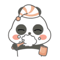 萌萌熊 刷牙 呆萌 圣诞帽
