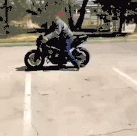 摩托车 motorcycle 尴尬 摔跤了