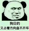 金馆长 熊猫 斜眼 狗日的 占着方向盘 不开车