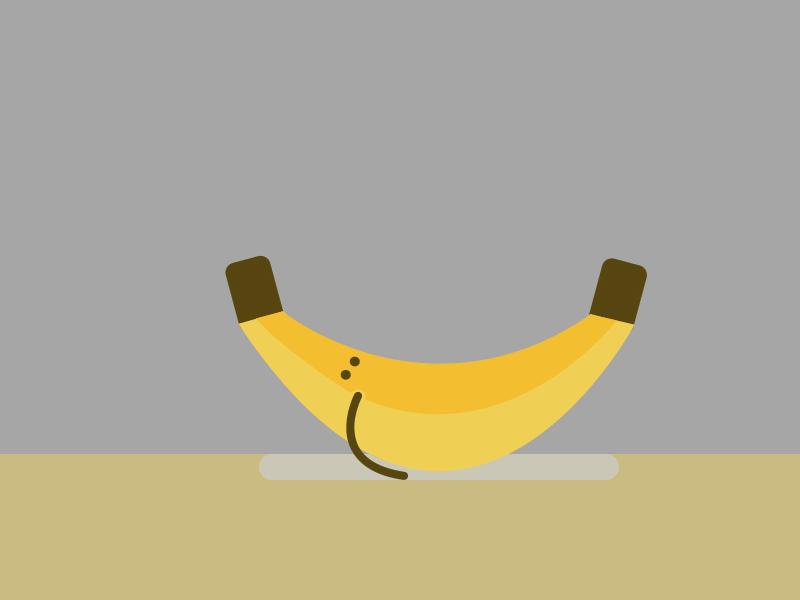 香蕉 运动 搞笑 起身 黄色