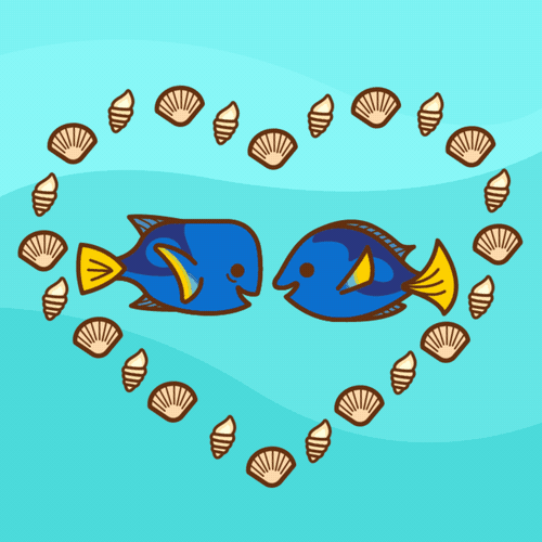 海底总动员gif动态图片,小鱼可爱卡通动图表情包下载