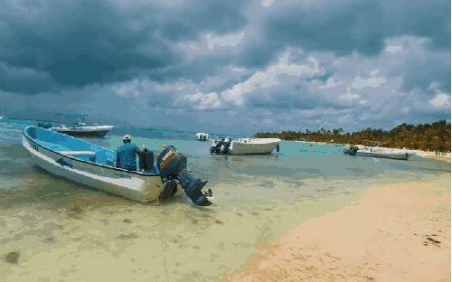 云 多米尼加共和国 沙滩 游艇 纪录片 蓬塔卡纳 透明 阴天 风景