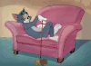 猫和老鼠 悠悠球 得意 沙发 经典 tom and jerry