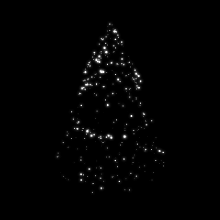 圣诞 圣诞树 灯光 黑暗