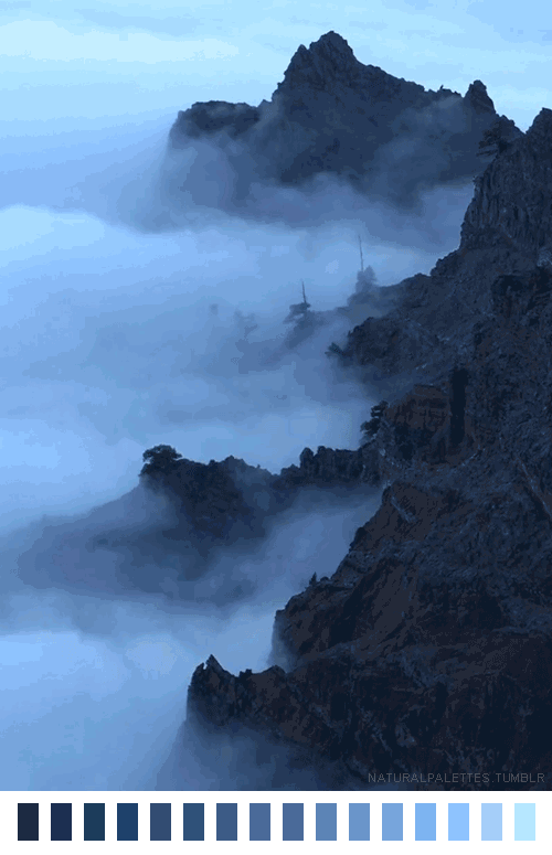 云雾缭绕 大自然 风景 高山