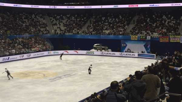 运动员 滑冰 花样滑冰 观众