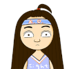 女孩 长发 加油 KO