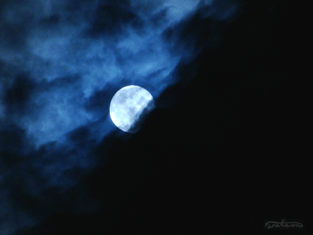 月亮 变化 满月 黑暗
