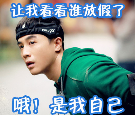 杜淳 帅气 国庆长假 文字表情包 搞笑