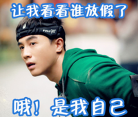 杜淳 帅气 国庆长假 文字表情包 搞笑