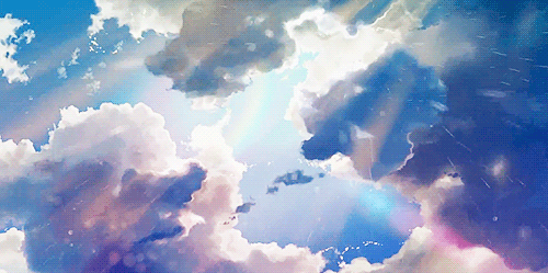 云 动漫 天空 太阳雨 clouds